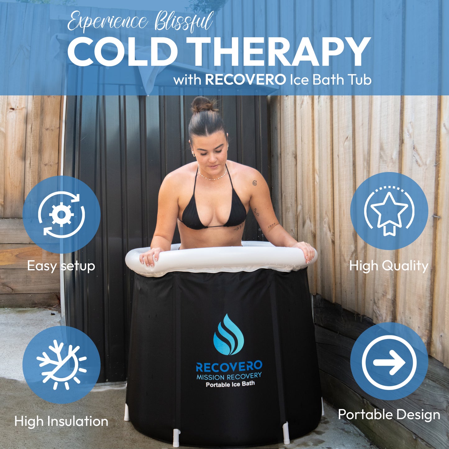 Relief Combo: Recovero Ice Bath